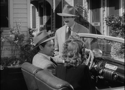Don Brodie, Tom Neal, and Ann Savage in Detour (1945)