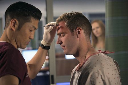 Still of Jared Canfield and Brian Tee in Chicago Med