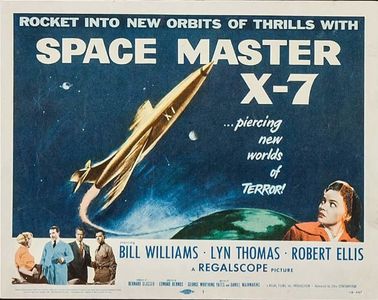 Robert Ellis, Paul Frees, Lyn Thomas, and Bill Williams in Space Master X-7 (1958)
