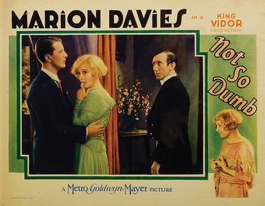 Marion Davies, George Davis, and Elliott Nugent in Not So Dumb (1930)