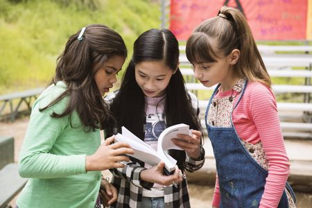 Alison Fernandez, Lauren Lindsey Donzis, and Zoe Manarel in An American Girl Story: Summer Camp, Friends for Life (2017)