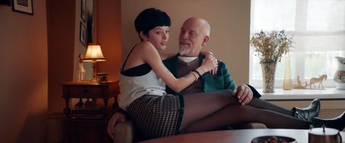 John Malkovich and Tinatin Dalakishvili in About Love. For Adults Only (2017)
