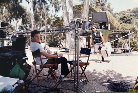 Terry Nemeroff on the set of 