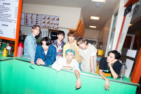 V, RM, BTS, SUGA, Jimin, Jin, j-hope, and Jungkook in BTS: Dynamite (2020)