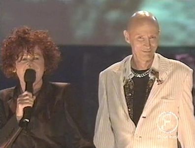 Richard O'Brien and Patricia Quinn in Rocky Horror 25: Anniversary Special (2000)