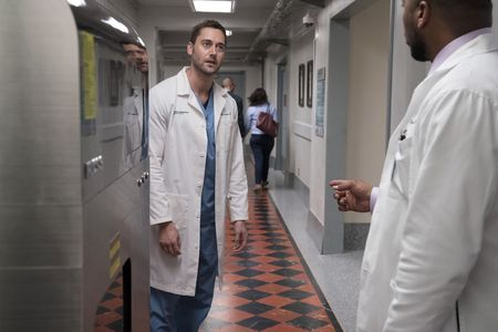 Jocko Sims and Ryan Eggold in New Amsterdam (2018)