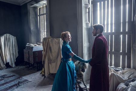 Sarah Bolger and Oliver Stark in Into the Badlands (2015)