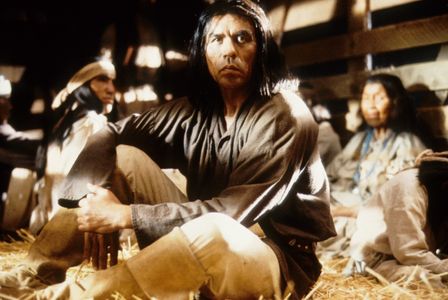 Rodney A. Grant and Wes Studi in Geronimo: An American Legend (1993)