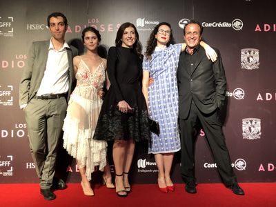 L-R: Pedro de Tavira, Tessa ia, Karina Gidi, director Natalia Beristain, & Daniel Giménez Cacho attend the Premiere of L