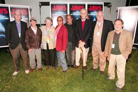 Peter Benchley, Joe Alves, Susan Backlinie, Lee Fierro, Carl Gottlieb, Jeffrey Kramer, and Jay Mello at an event for Jaw