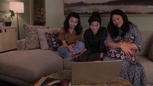 Michelle Mao, Miya Cech and Christine Lin in Surfside Girls (Episode 6)