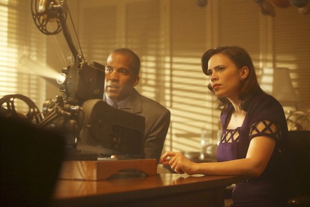 Reggie Austin and Hayley Atwell in Agent Carter (2015)