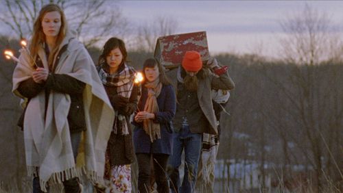 Lindsay Burdge, Jennifer Kim, Haruka Hashimoto, and Paul Manza in First Winter (2012)