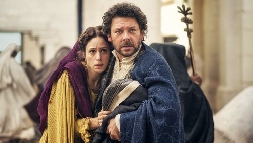 Richard Coyle and Jodhi May in A.D. The Bible Continues (2015)