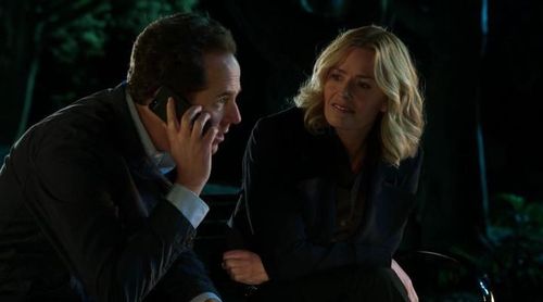 Elisabeth Shue and David Berman in CSI: Crime Scene Investigation (2000)