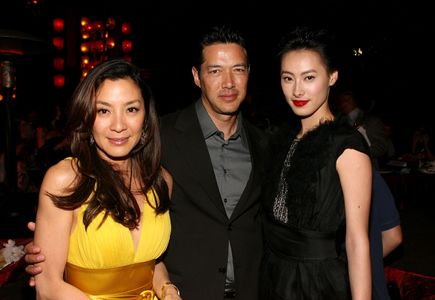 Michelle Yeoh, Russell Wong, and Isabella Leong at an event for The Mummy: Tomb of the Dragon Emperor (2008)