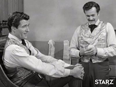Stacy Harris and Hugh O'Brian in The Life and Legend of Wyatt Earp (1955)