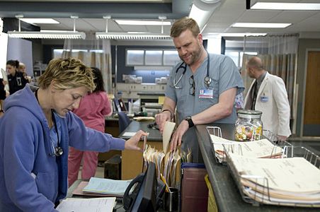 Edie Falco and Stephen Wallem in Nurse Jackie (2009)