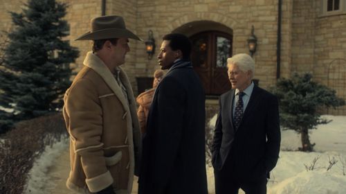 Jon Hamm, Dave Foley, Kudjo Fiakpui in Fargo, Season 5