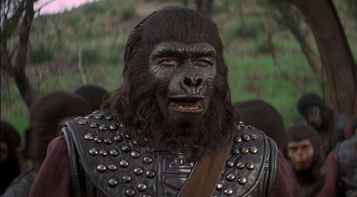 Claude Akins in Battle for the Planet of the Apes (1973)