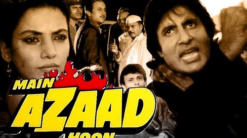 Shabana Azmi, Amitabh Bachchan, and Anupam Kher in Main Azaad Hoon (1989)