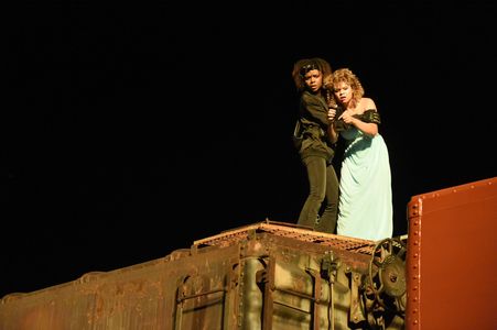 Ashleigh Murray and Rachel Crow in Deidra & Laney Rob a Train (2017)