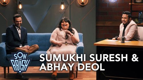 Abhay Deol, Sumukhi Suresh, and Abish Mathew in Son of Abish (2014)