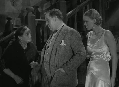 Charles Laughton, Gloria Stuart, and Eva Moore in The Old Dark House (1932)