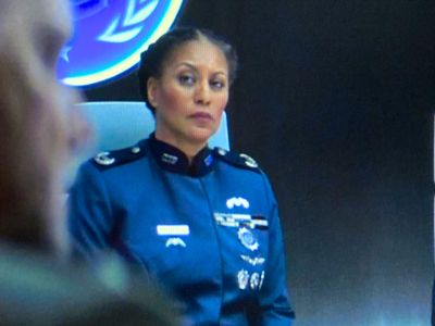 Andrea Davis as Admiral Tesfaye in The Expanse (2015).