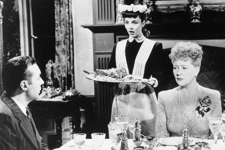 Charles Boyer, Margaret Bannerman, and Jennifer Jones in Cluny Brown (1946)