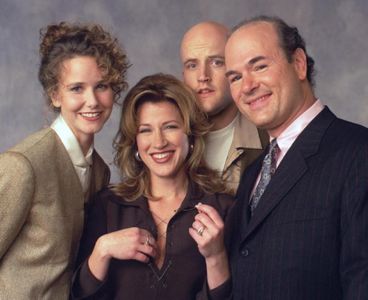 Molly Hagan, Lightfield Lewis, Larry Miller, and Lisa Ann Walter in Life's Work (1996)