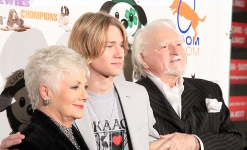 Red Carpet Gala for the Grand Opening of Lucky Pup Rescue and Retail in Studio City, CA. With Shirley Jones and Marty In