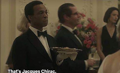 Jacques Chirac in The Crown S5 E3