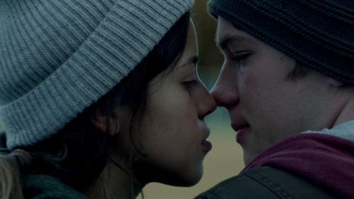Connor Jessup and Angelique Rivera in American Crime (2015)
