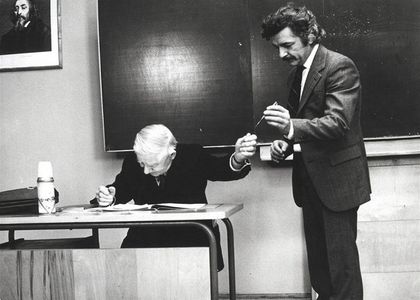 Frantisek Kovárík and Ladislav Smoljak in Marecku, Pass Me the Pen! (1976)