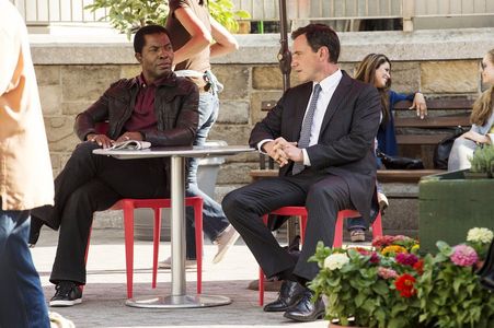 Isaach De Bankolé and Tim DeKay in White Collar (2009)