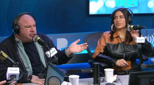 Doug Budin and Mercedes Javid in Jeff Lewis Live: Jeff Lewis Has Issues: Yuck His Yum (2022)