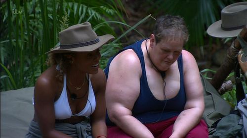 Fleur East and Anne Hegerty in I'm a Celebrity, Get Me Out of Here! (2002)