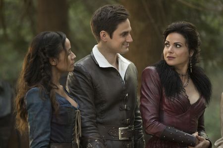 Lana Parrilla, Dania Ramirez, and Andrew J. West in Once Upon a Time (2011)