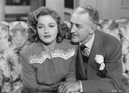 Otto Kruger and Martha Vickers in Love and Learn (1947)