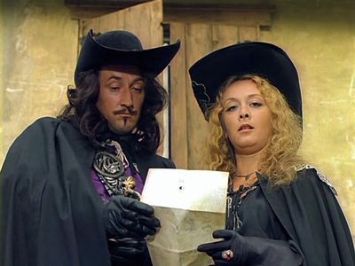 Boris Klyuev and Margarita Terekhova in D'artagnan and Three Musketeers (1979)