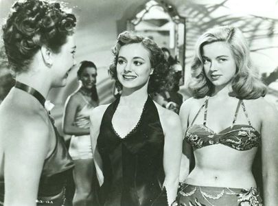 Diana Dors and Pauline Stroud in Bikini Baby (1951)