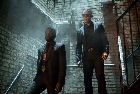 Theo Rossi and Warner Miller in Luke Cage (2016)