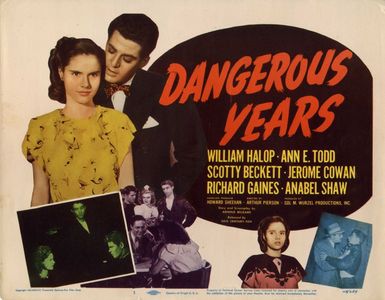 Marilyn Monroe, Ann E. Todd, Scotty Beckett, Richard Gaines, Billy Halop, Anabel Shaw, and Joseph Vitale in Dangerous Ye
