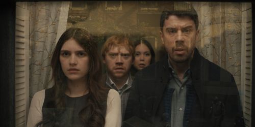 Nell Tiger Free, Rupert Grint, Katie Lee Hill, and Toby Kebbell in M. Night Shyamalan's SERVANT.