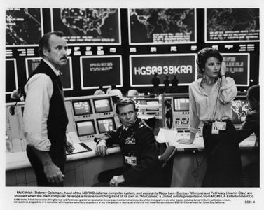 Dabney Coleman, Juanin Clay, and Duncan Wilmore in WarGames (1983)