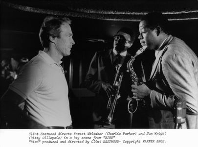 Clint Eastwood, Forest Whitaker, and Samuel E. Wright in Bird (1988)