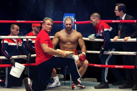 Dolph Lundgren, Sean Patrowich, and Florian Munteanu in Creed II (2018)