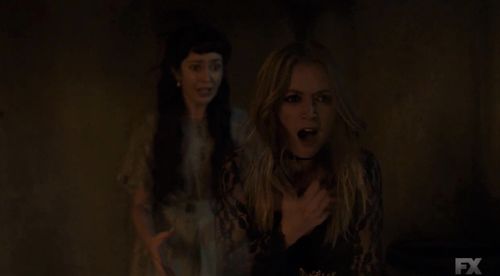 Emilia Ares and Billie Lourd in American Horror Story (2011)