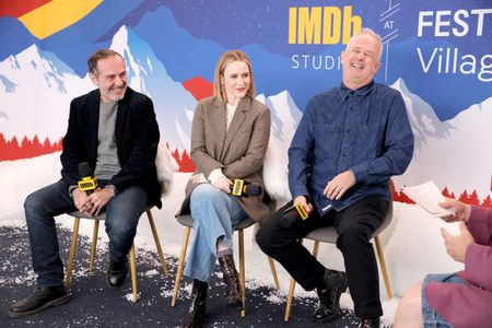 Merab Ninidze, Rachel Brosnahan, and Dominic Cooke at an event for The IMDb Studio at Sundance: The IMDb Studio at Acura